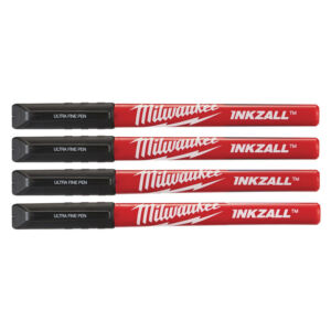 Набор ручек Milwaukee INKZALL Fine Tip (Черный) тонких