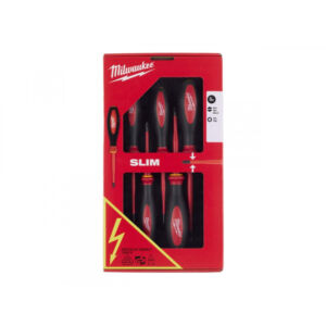 Набор отверток изолированных тонких VDE (SL0.5, SL0.8, SL1.0, PZ1, PZ2)