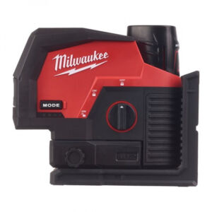 Аккумуляторный линейно-точечный лазерный нивелир Milwaukee M12 CLLP-301C (Li-Ion 3 Ач)