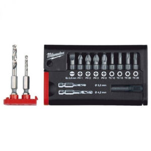 Набор бит+сверла Milwaukee для шуруповерта 12 шт