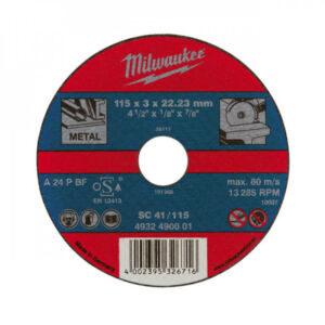 Отрезной диск Milwaukee по металлу SCS 41 / 115 X 3 X 22.2 мм