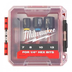 Набор торцевых насадок Milwaukee SHOCKWAVE IMPACT DUTY (4 шт) 4932492445